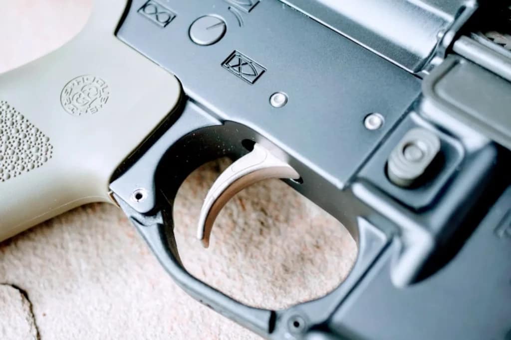 ar15 installed trigger