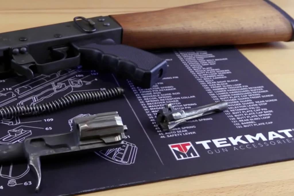 disassembled ak47