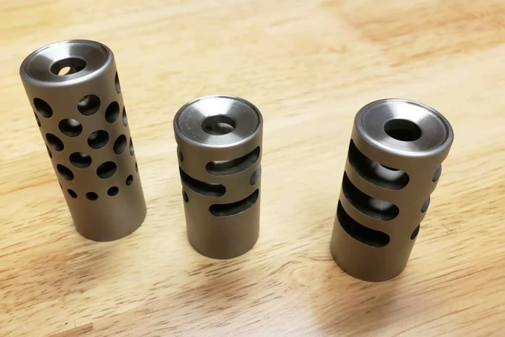 muzzle brake vs compensator flash supressor