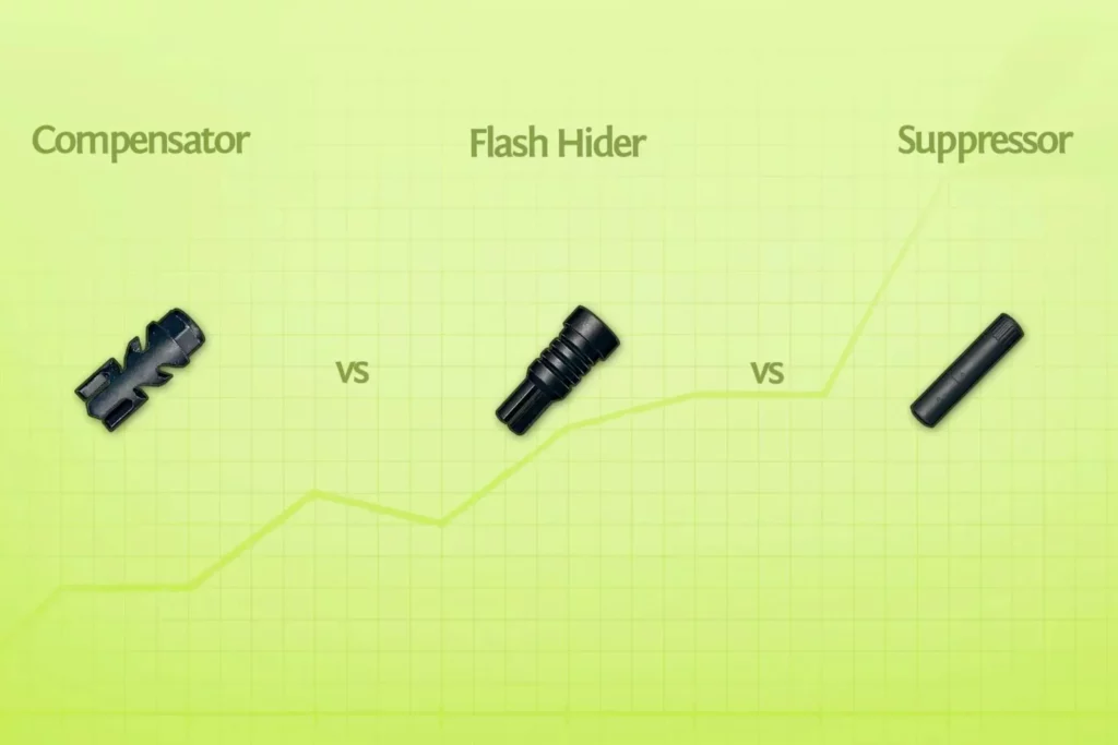 muzzle brake vs compensator comparison