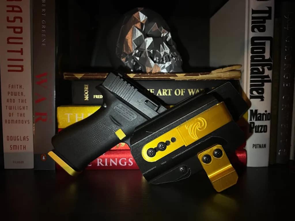 gold oem 3d printed riptide holster