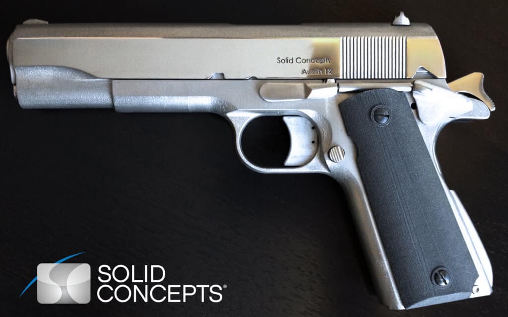 The Solid Concepts 3D printed 1911 pistol